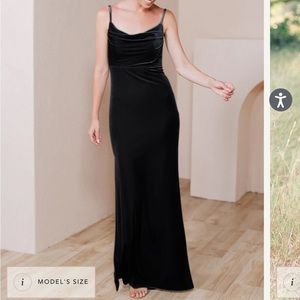 Revelry Velvet Bridesmaid Dress